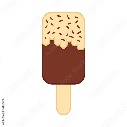 Delicious frozen palette icon vector illustration design