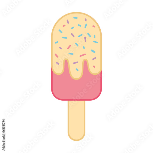 Delicious frozen palette icon vector illustration design