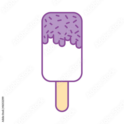 Delicious frozen palette icon vector illustration design