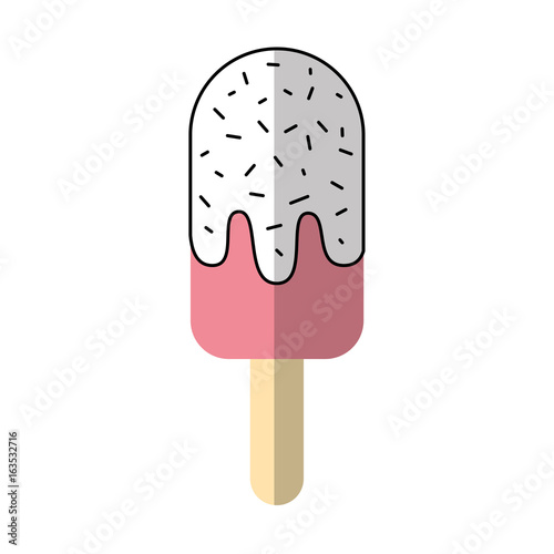 Delicious frozen palette icon vector illustration design