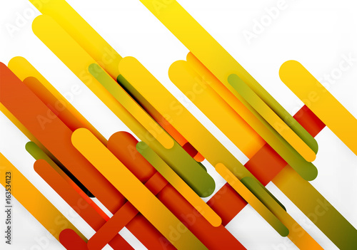Cut 3d paper color straight lines abstract background