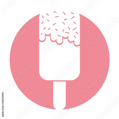 Delicious frozen palette icon vector illustration design