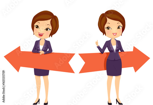 Girl Business Right Left Ar...
