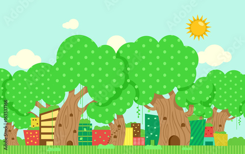 Urban Buildings Nature Geom...