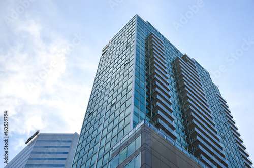 Condo buildings in downtown Montreal