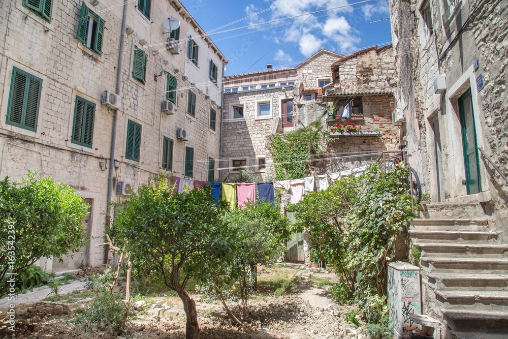 Back street of old town Sybenik