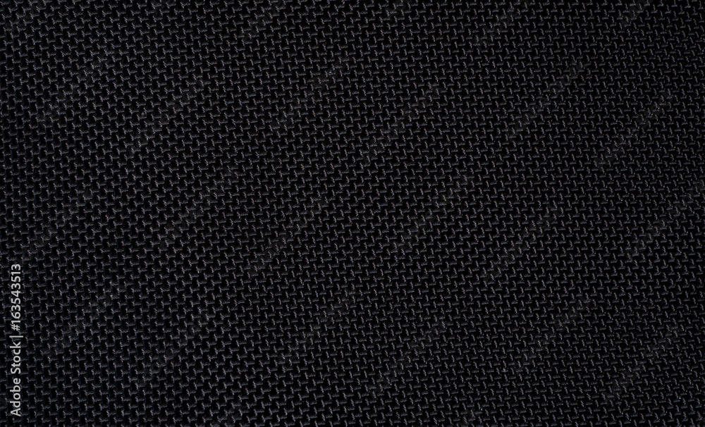 Black cloth texture close-up Black cloth texture close-up