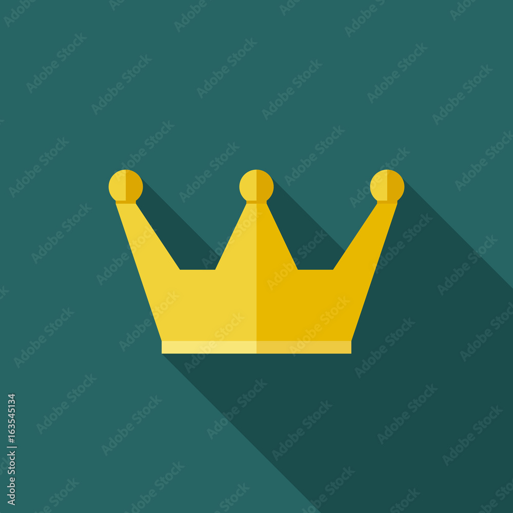 Crown cup icon