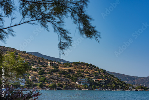 Fototapeta Naklejka Na Ścianę i Meble -  Elounda coast of Crete island in Greece