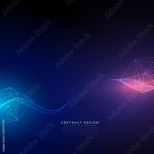 abstract technology background with light effect vector