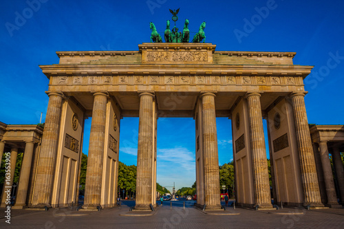 Famous Brandenburger Tor (Brandenburg Gate). Berlin, Germany