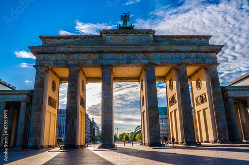 Famous Brandenburger Tor  Brandenburg Gate . Berlin  Germany