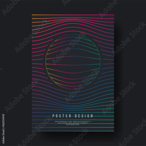 Abstract Modern Geometric Shapes Cover Design layout for banners, wallpaper, flyers, invitation, posters, brochure, voucher discount - Vector illustration template