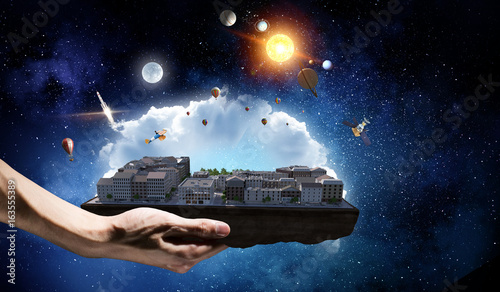 Wallpaper Mural New development project. Mixed media Torontodigital.ca