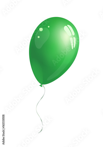 green balloon