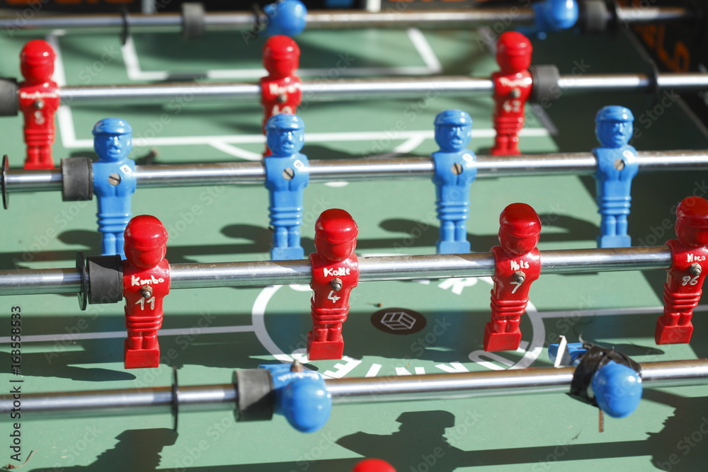 Plastikfiguren, Tischfußballspiel Plastikfiguren, Tischfußballspiel