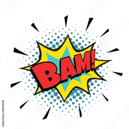 bam comic bubble