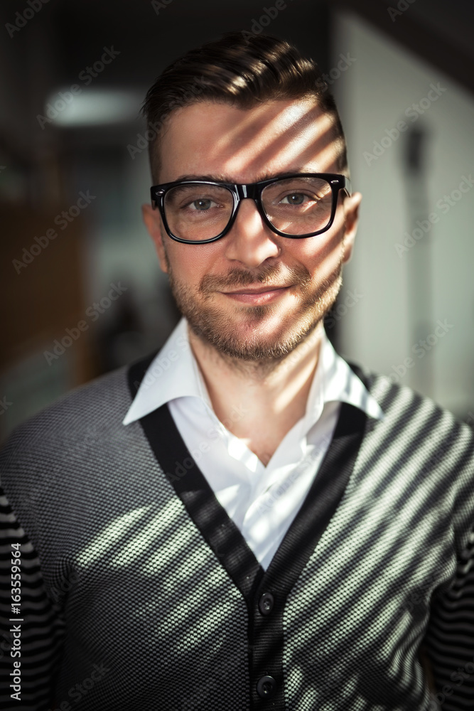 Portrait of handsome young businessman Portrait of handsome young businessman
