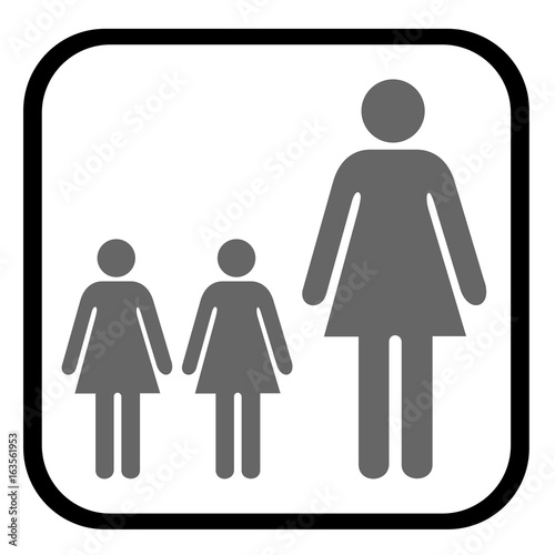 Two children accompanied by an adult