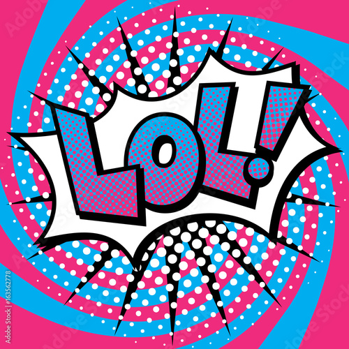 Pop Art LOL! Text Design