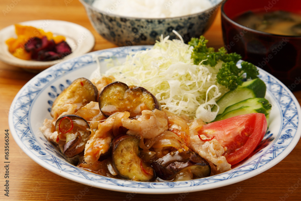 豚肉と茄子の生姜焼き 豚肉と茄子の生姜焼き