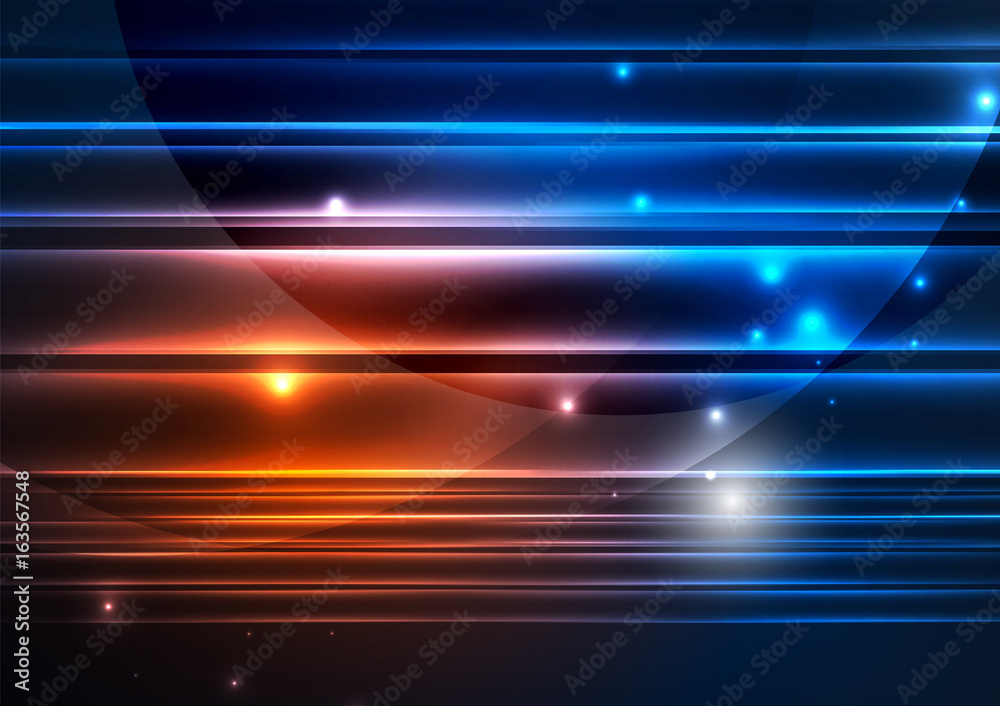 Glowing futuristic lines Glowing futuristic lines