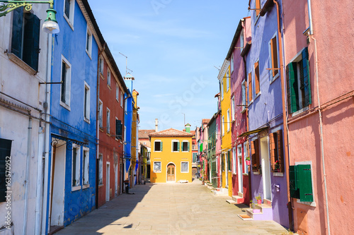 Traditional Burano colored houses, Venice