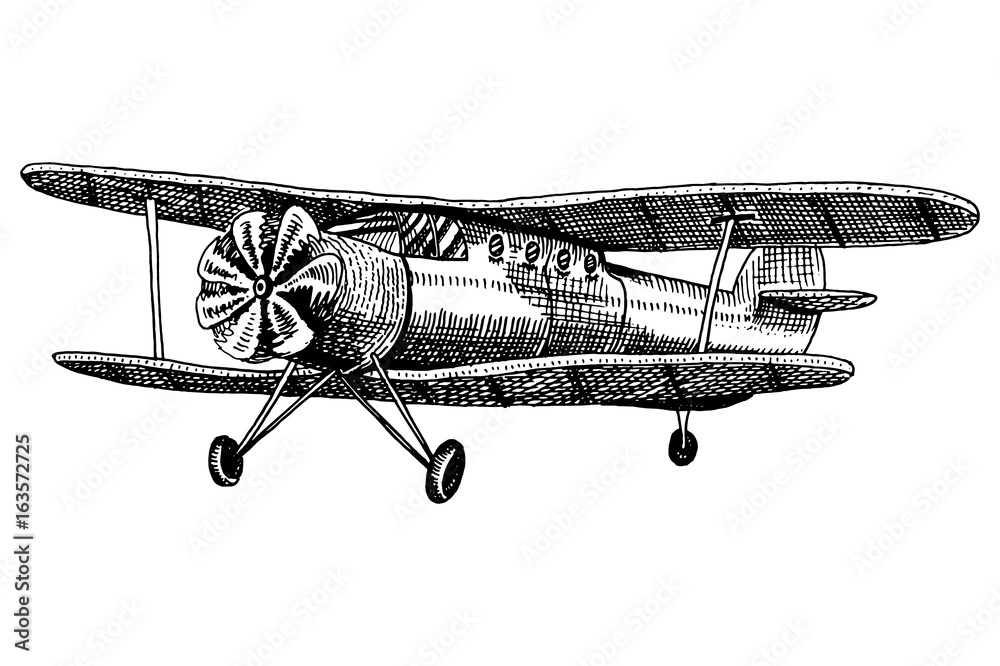 set of passenger airplanes corncob or plane aviation travel illustration. engraved hand drawn in old sketch style, vintage transport. set of passenger airplanes corncob or plane aviation travel illustration. engraved hand drawn in old sketch style, vintage transport.