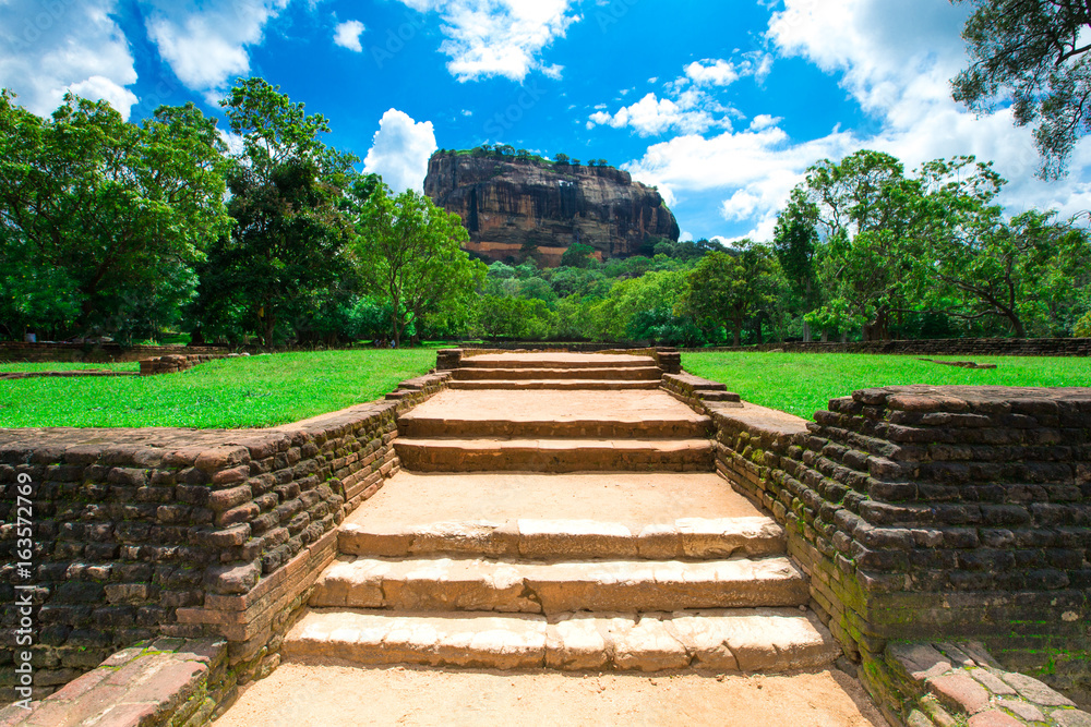 Sigiriya Lion Rock Fortress in Sri Lanka