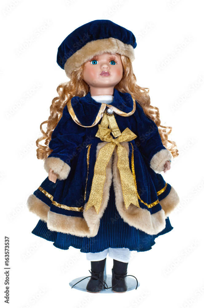 Doll isolated on white Doll isolated on white