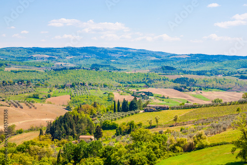 Beautiful landscape in Tuscany  Italy