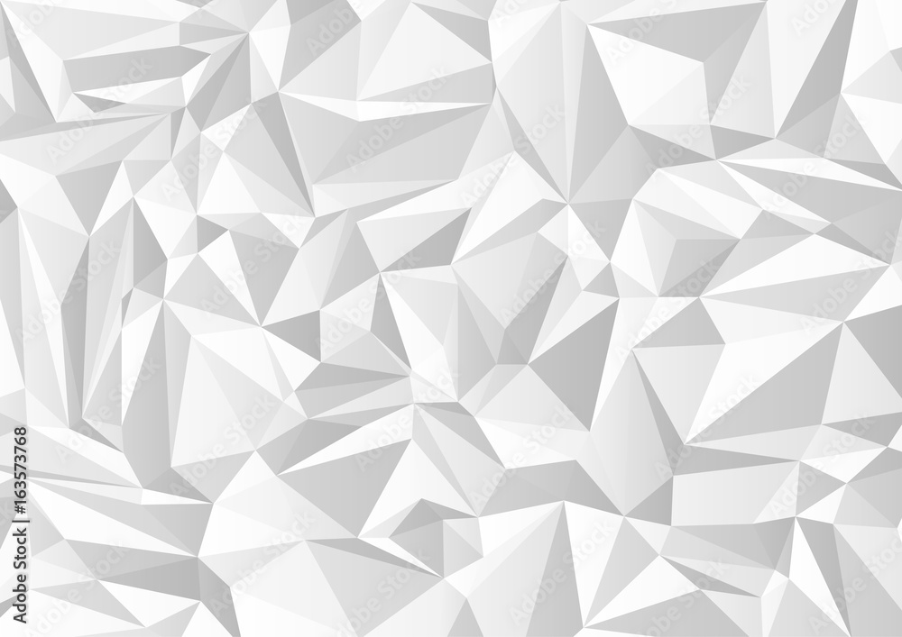 Abstract gray and white triangle shapes on background Abstract gray and white triangle shapes on background
