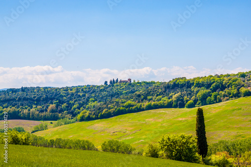 Beautiful landscape in Tuscany  Italy