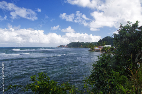 Calibishie village on Dominica island, Lesser Antilles