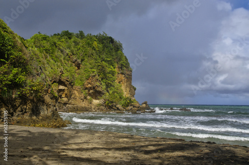 A beach near Calibishie village on Dominica island, Lesser Antilles