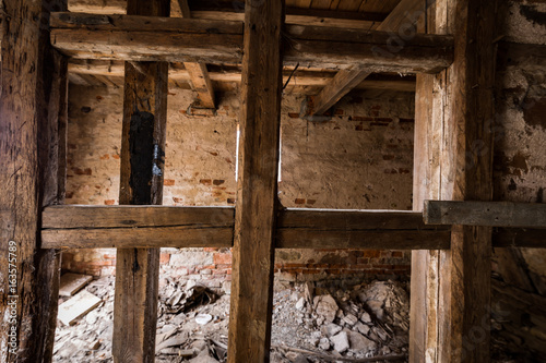 Old half-timbered house