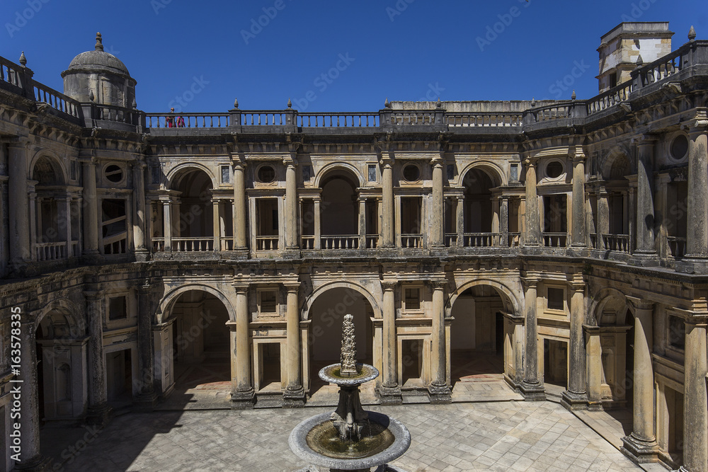 Naklejka premium Convent of christ, Tomar, Portugal