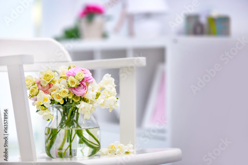 Beautiful bouquet with whit...
