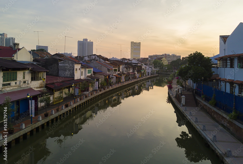 MALACCA, MALAYSIA - March 23: Melaka river in Malaysia. Malacca has been listed as a UNESCO World Heritage Site since 7 July 2008. MALACCA, MALAYSIA - March 23: Melaka river in Malaysia. Malacca has been listed as a UNESCO World Heritage Site since 7 July 2008.