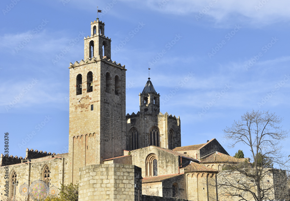 Sant Cugat.
Iglesia en la población de Sant Cugat en Barcelona.
