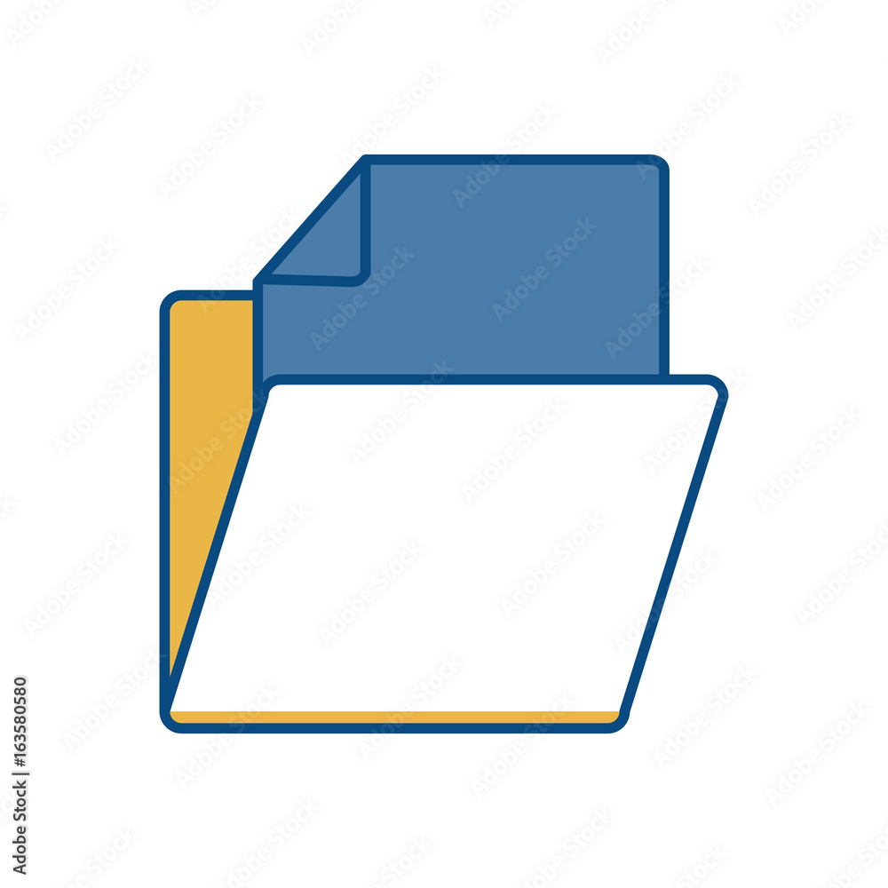 document folder icon over white background colorful design vector illustration document folder icon over white background colorful design vector illustration