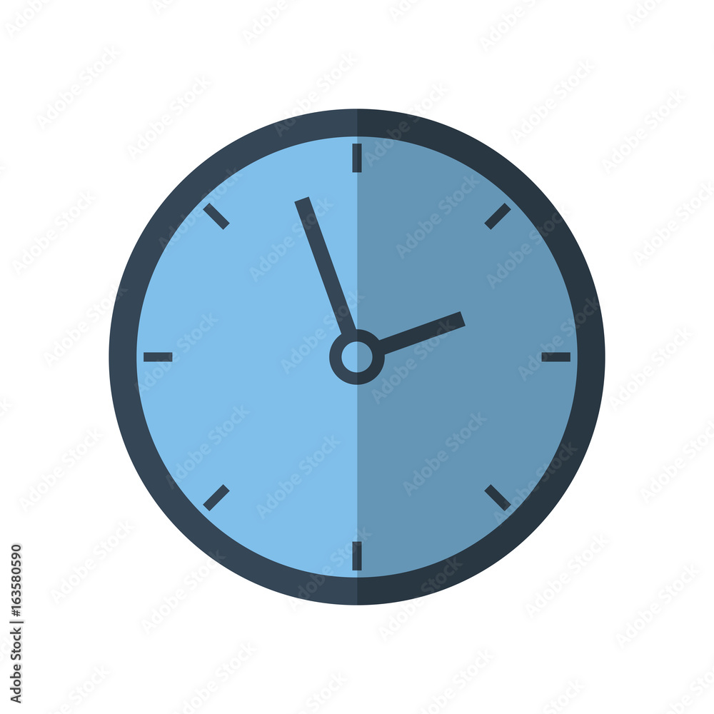 clock icon over white background vector illustration clock icon over white background vector illustration