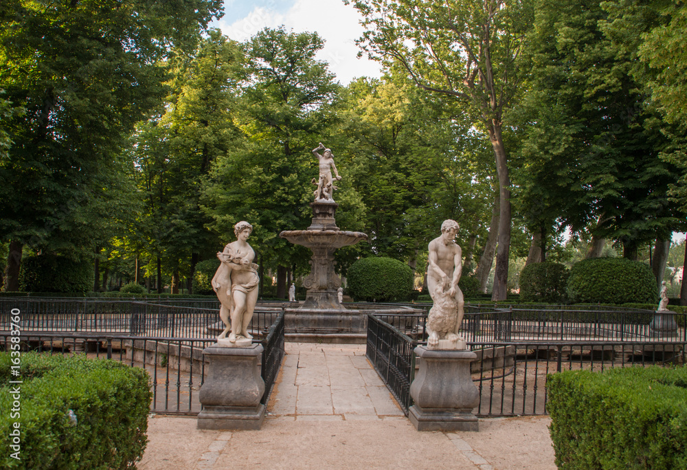 Jardín del Parterre, Palacio Real, Aranjuez, Madrid, España