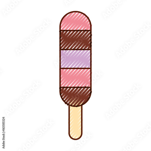 Delicious frozen palette icon vector illustration design