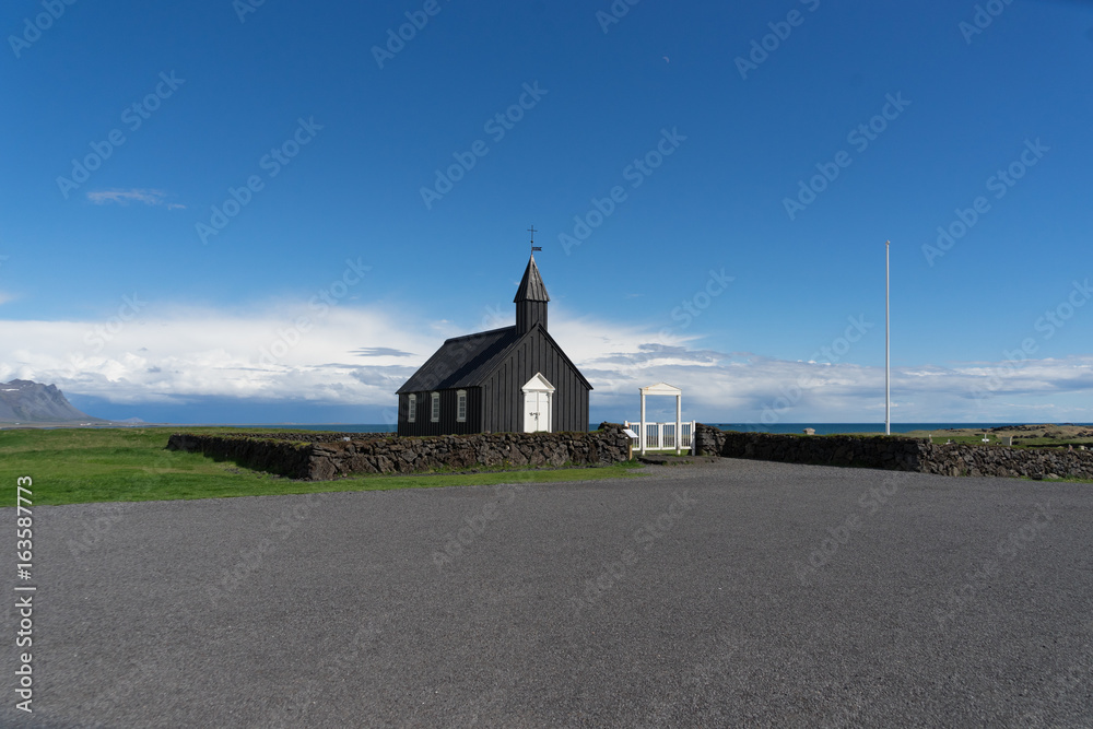 The Buðir black church is one of 3 black churches in Iceland