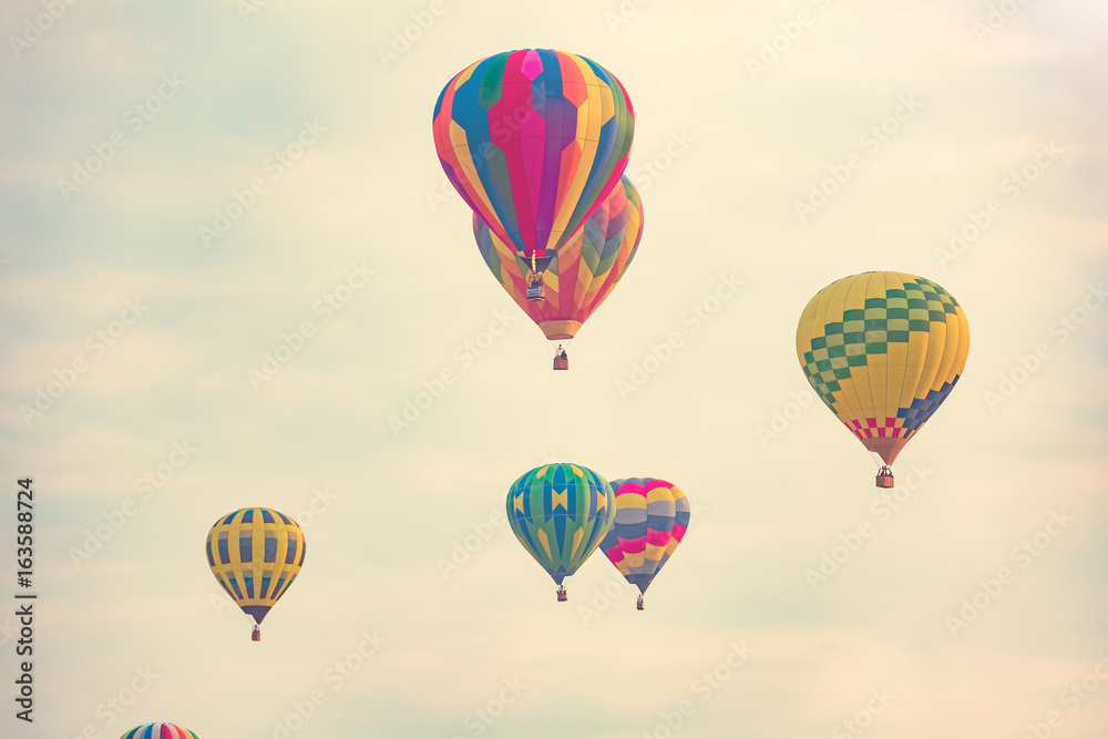 Fototapeta premium Hot air balloons