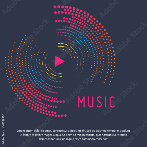 Vector Template, Music Party, Music Festival, Music Sound, Music Poster, Modern Design