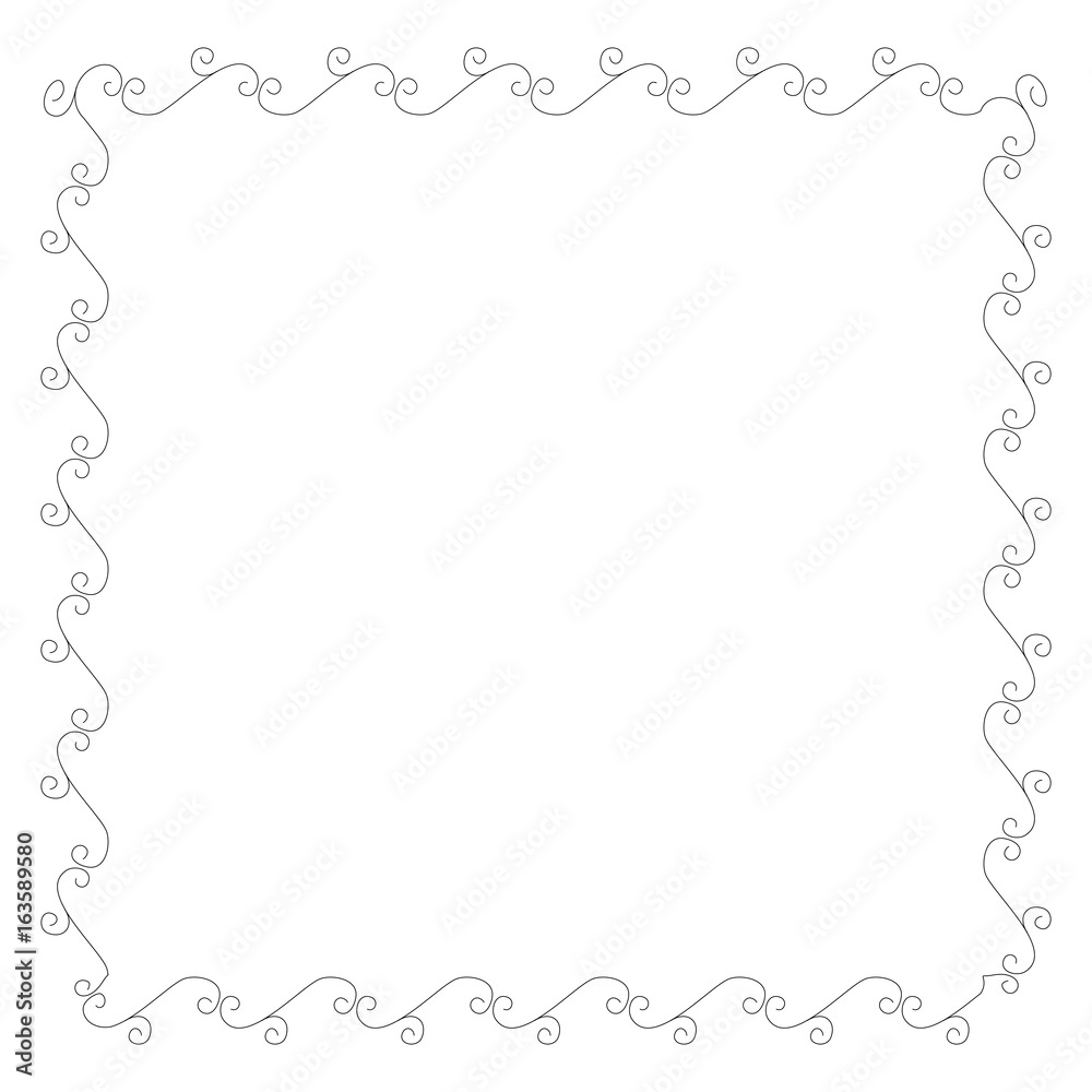 Elegant Victorian with square shape frame vector illustration design Elegant Victorian with square shape frame vector illustration design