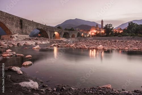 Tramonto sul ponte gobbo