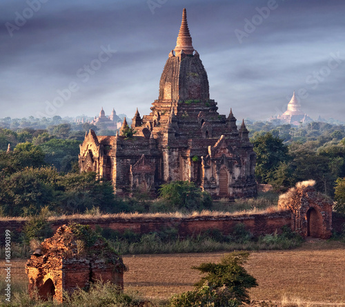 Ancient pagoda in Bagan Archaeological Zone, Myanmar © Zzvet